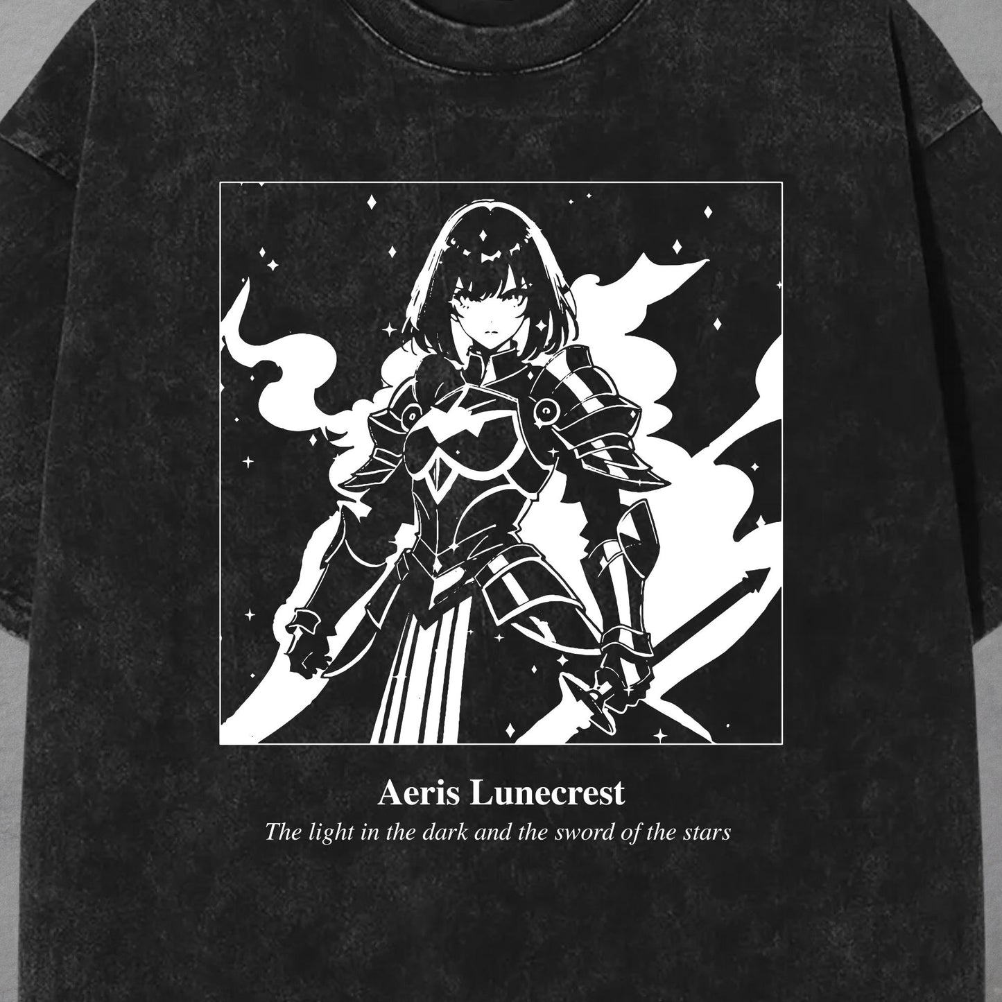 AERIS LUNECREST ACID WASH TEE