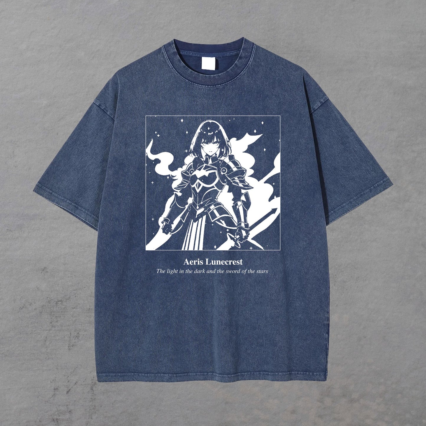 AERIS LUNECREST ACID WASH TEE